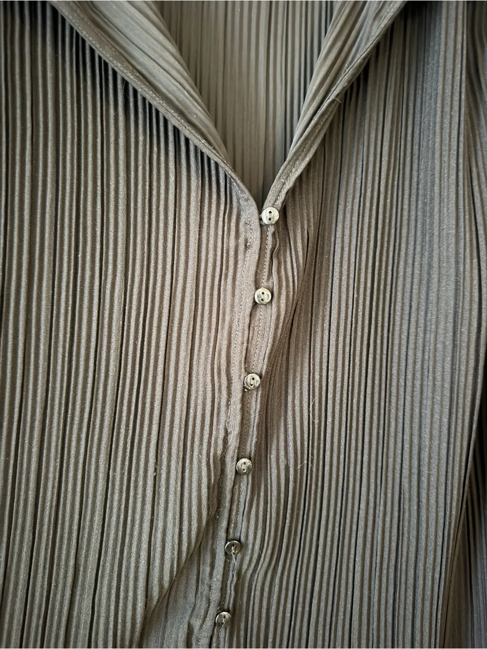 Rachel Zoe Sleeveless Micro Pleated Blouse - Picture 5 of 5